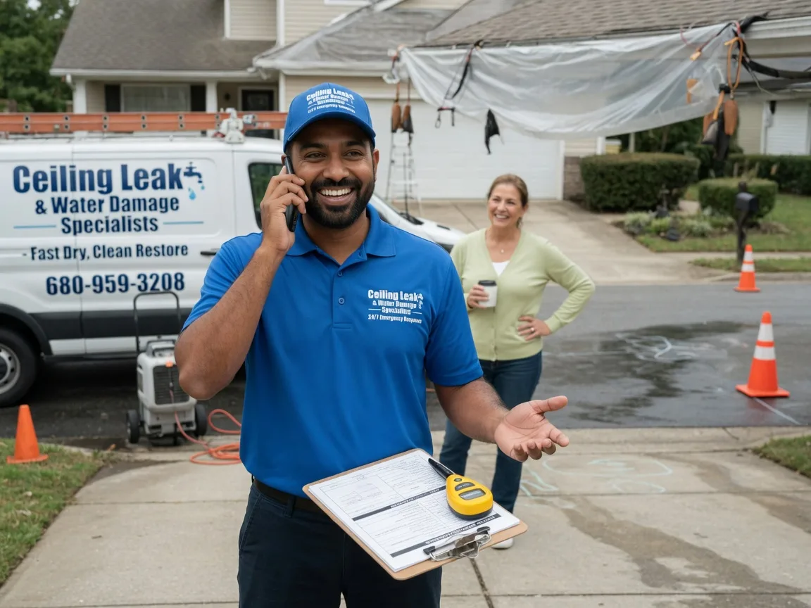 Ceiling Leak Cleanup Vallecitos, NM FAQs